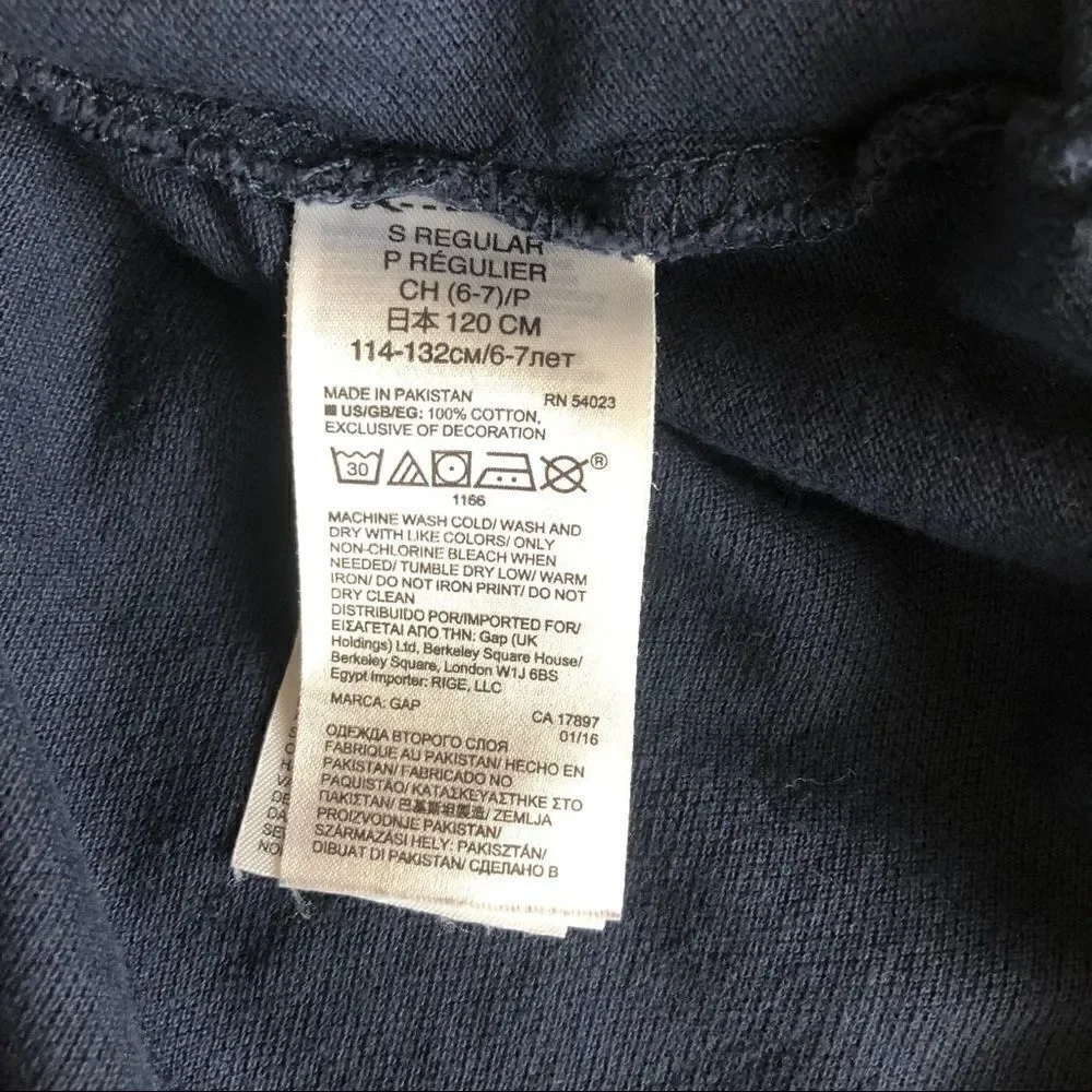 Gap Kids Navy Short Sleeve Polo Shirt
